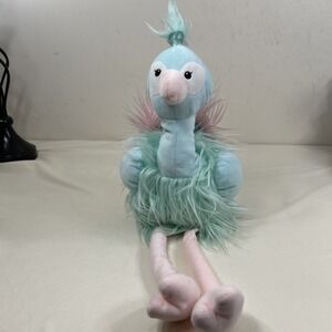 Animal Adventure Flamingo Ostrich Bird Plush Long Legs 24" Fuzzy Stuffed Animal